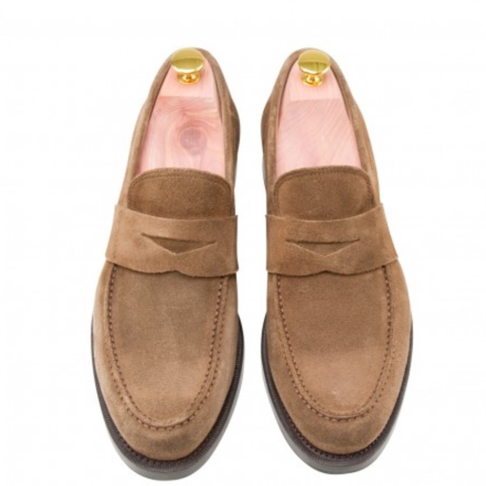 Allen Edmonds Brown Suede Loafers